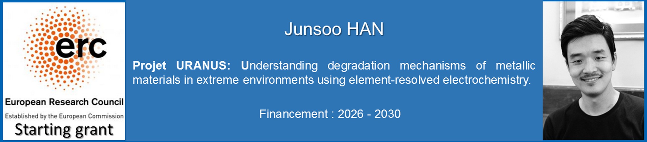 ERC strating grant Junsoo HAN